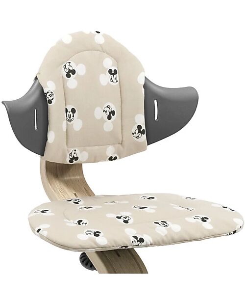 Stokke Cuscino per Seggiolone Evolutivo Nomi - Mickey Signature - Reversibile Accessori per Seggioloni