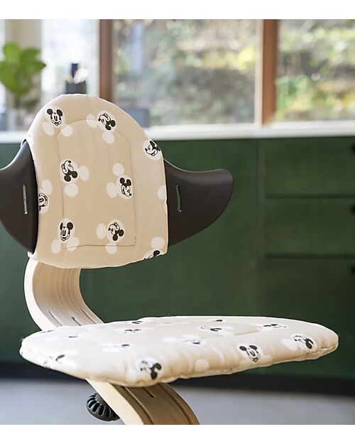 Stokke Cuscino per Seggiolone Evolutivo Nomi - Mickey Signature - Reversibile Accessori per Seggioloni