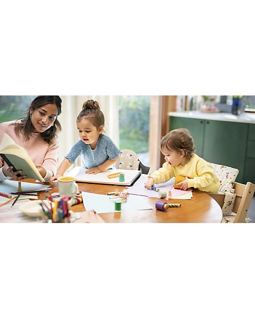 Stokke Cuscino per Seggiolone Evolutivo Nomi - Mickey Signature - Reversibile Accessori per Seggioloni