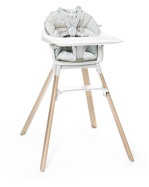 Stokke Cuscino Seggiolone Clikk - Grey Sprinkles - Cotone OCS Accessori per Seggioloni