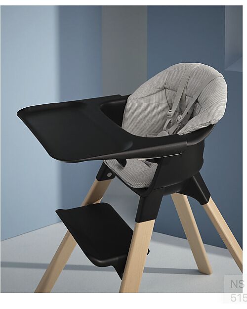 Stokke Cuscino Seggiolone Clikk - Nordic Grey - Cotone OCS Accessori per Seggioloni