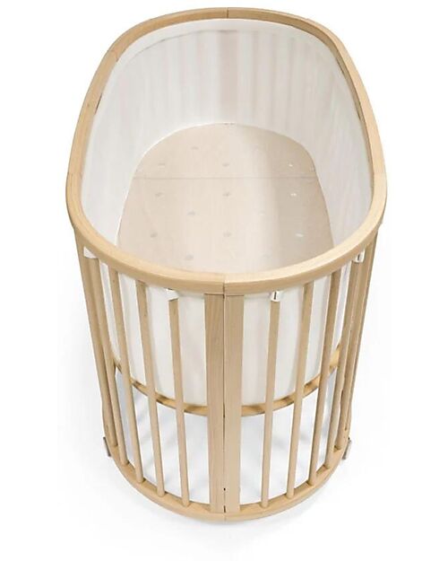 Stokke Fodera per Letto Evolutivo Sleepi V3 - Bianco - Mesh 3D Traspirante Paracolpi