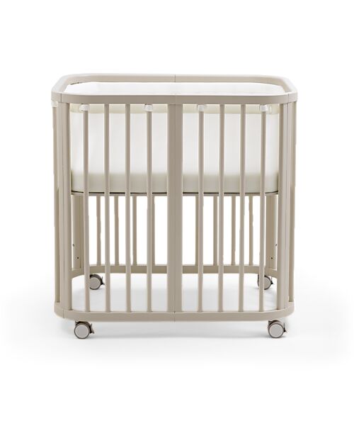 Stokke Fodera Rete Interna per Culla Nighti Mini - White - Mesh 3D Traspirante Lenzuola e Federe