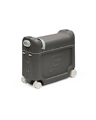 Stokke Jet Kids BedBox Ride-On Suitcase - Midnight Grey Travel Bags