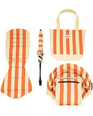 Stokke Kit Estivo Collezione Riviera - Capri - Rivestimento per Passeggino YOYO3 + Parasole e Borsa in Omaggio Passeggini Leggeri