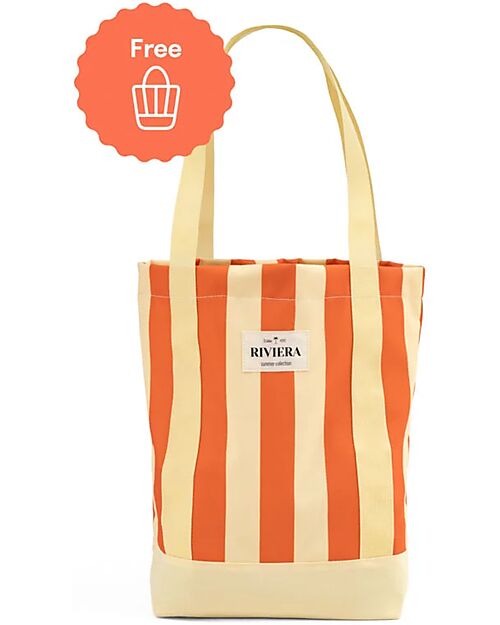 Stokke Kit Estivo Collezione Riviera - Capri - Rivestimento per Passeggino YOYO3 + Parasole e Borsa in Omaggio Passeggini Leggeri