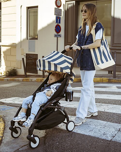 Stokke Kit Estivo Collezione Riviera - Monaco - Rivestimento per Passeggino YOYO3 + Parasole e Borsa in Omaggio Passeggini Leggeri