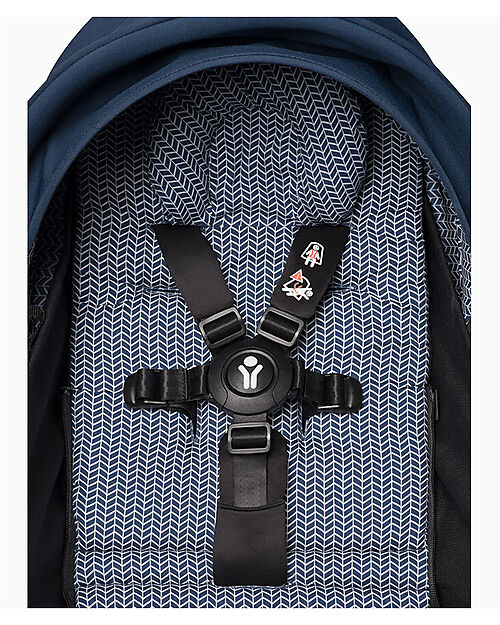 Stokke Kit per Neonati 0+ - Blu Air France - per Passeggino BABYZEN YOYO 2 Passeggini Leggeri