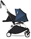 Stokke Kit per Neonati 0+ - Blu Air France - per Passeggino BABYZEN YOYO 2 Passeggini Leggeri