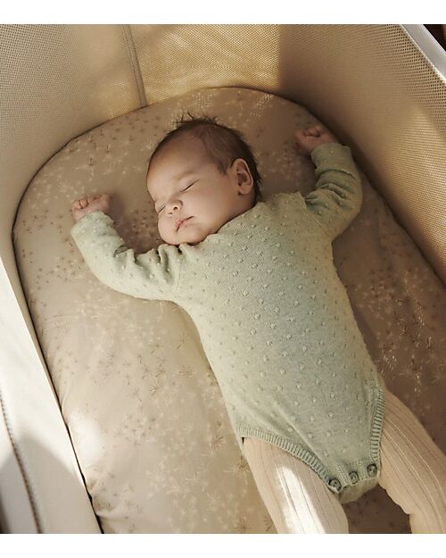 Stokke Lenzuola con Angoli - Per Culla Evolutiva Snoozi - Set da 2 Pezzi Biancheria Culla