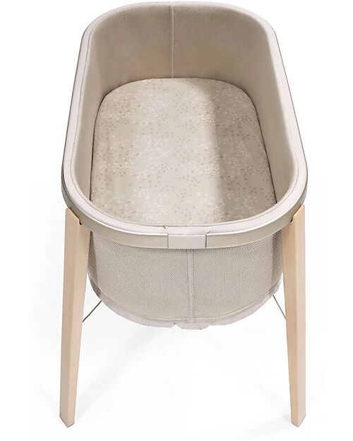 Stokke Lenzuola con Angoli - Per Culla Evolutiva Snoozi - Set da 2 Pezzi Biancheria Culla