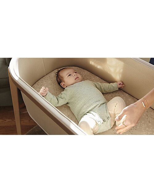 Stokke Lenzuola con Angoli - Per Culla Evolutiva Snoozi - Set da 2 Pezzi Biancheria Culla