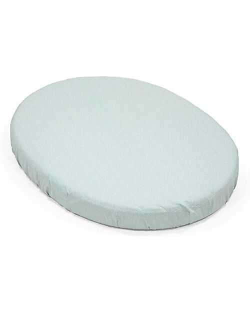 Stokke Lenzuolo con Angoli per Culla Evolutiva Sleepi Mini - Dots Sage - 100% Cotone Biancheria Culla