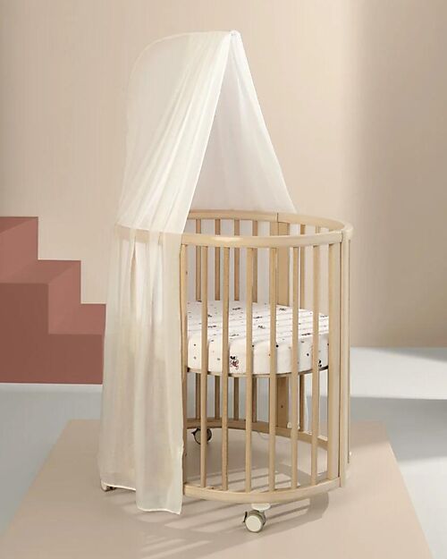 Stokke Lenzuolo con Angoli per Culla Evolutiva Sleepi Mini - Mickey Celebration - 100% Cotone Biancheria Culla