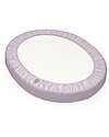 Stokke Lenzuolo con Angoli per Culla Evolutiva Sleepi Mini V3 - Lavanda - 100% Cotone Biancheria Culla