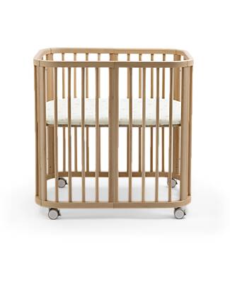 Stokke Lenzuolo con Angoli per Culla Nighti Mini - Birch Beige - Cotone Biologico (OCS) Lenzuola e Federe