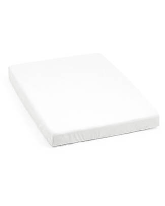 Stokke Lenzuolo con Angoli per Culla Nighti Mini - White - Cotone Biologico (OCS) Lenzuola e Federe