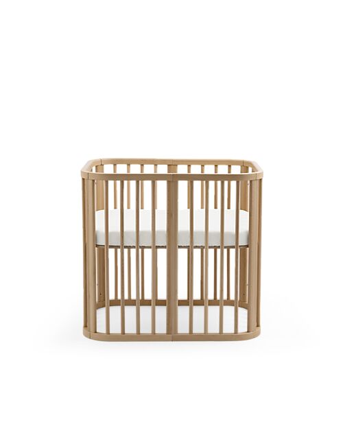 Stokke Lenzuolo con Angoli per Culla Nighti Mini - White - Cotone Biologico (OCS) Lenzuola e Federe