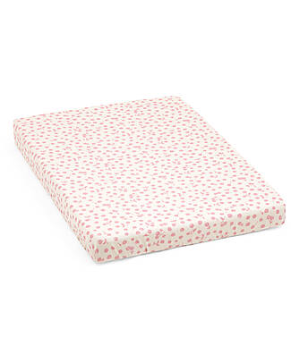 Stokke Lenzuolo con Angoli per Culla Nighti Mini - Wild Rose - Cotone Biologico (OCS) Lenzuola e Federe