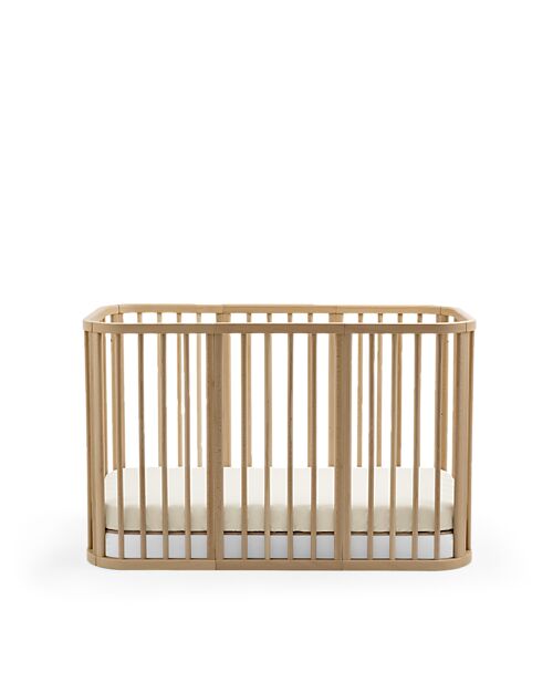 Stokke Lenzuolo con Angoli per Lettino Nighti - Birch Beige - Cotone Biologico (OCS) Lenzuola e Federe