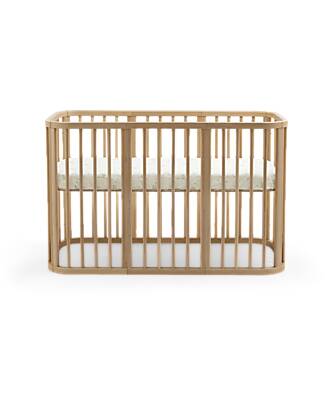 Stokke Lenzuolo con Angoli per Lettino Nighti - Sage Green Map - Cotone Biologico (OCS) Lenzuola e Federe