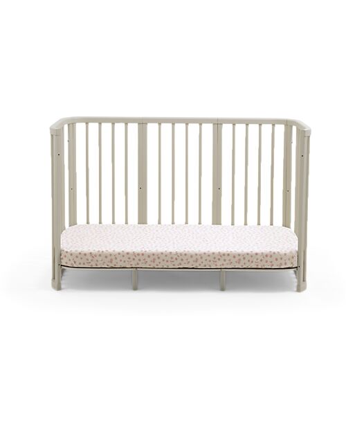 Stokke Lenzuolo con Angoli per Lettino Nighti - Wild Rose - Cotone Biologico (OCS) Lenzuola e Federe