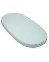 Stokke Lenzuolo con Angoli per Letto Evolutivo Sleepi  V3 - Dots Sage - 100% Cotone Lenzuola e Federe