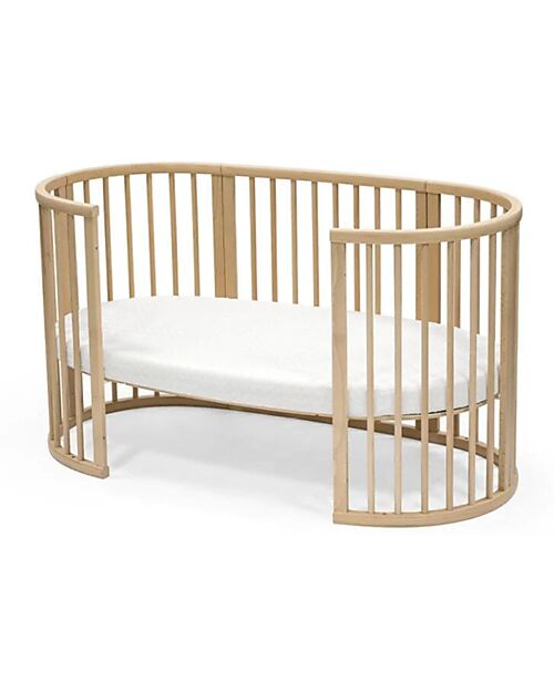 Stokke Lenzuolo con Angoli per Letto Evolutivo Sleepi  V3 - Fans Grey - 100% Cotone Lenzuola e Federe