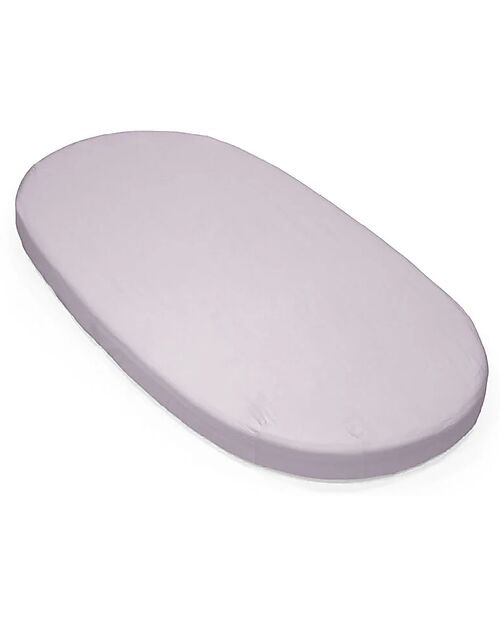 Stokke Lenzuolo con Angoli per Letto Evolutivo Sleepi V3 - Lavanda - 100% Cotone Lenzuola e Federe