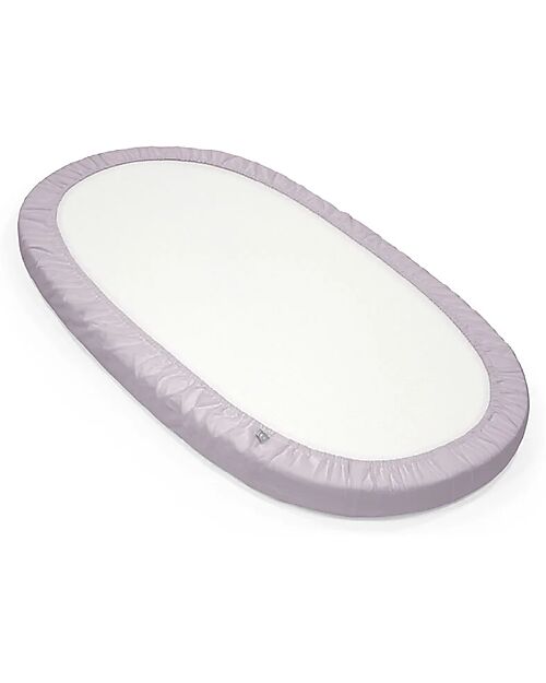 Stokke Lenzuolo con Angoli per Letto Evolutivo Sleepi V3 - Lavanda - 100% Cotone Lenzuola e Federe
