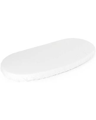 Stokke Lenzuolo con Angoli - per Sleepi Junior - Bianco Biancheria Culla