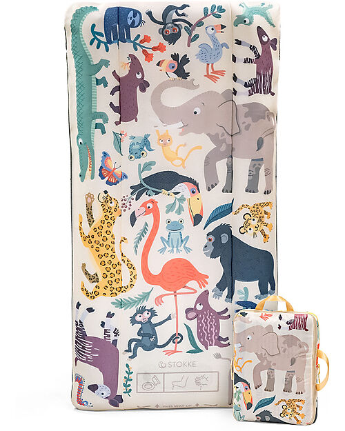 Stokke Lettino da Viaggio Gonfiabile - JetKids Cloud Sleeper - Animal Family Lettini da Viaggio