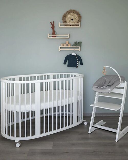 Stokke Letto Evolutivo Sleepi V3 - Bianco - Legno di Faggio Letti Trasformabili