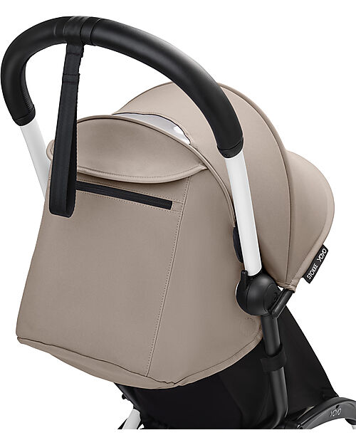 Stokke Maniglione in Ecopelle per Passeggino YOYO - Bianco Barre di Protezione