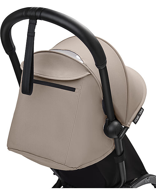 Stokke Maniglione in Ecopelle per Passeggino YOYO - Nero Barre di Protezione