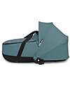 Stokke Navicella Bassinet 0+ - Aqua - Compatibile con Telaio YOYO3 Carrozzine e Navicelle