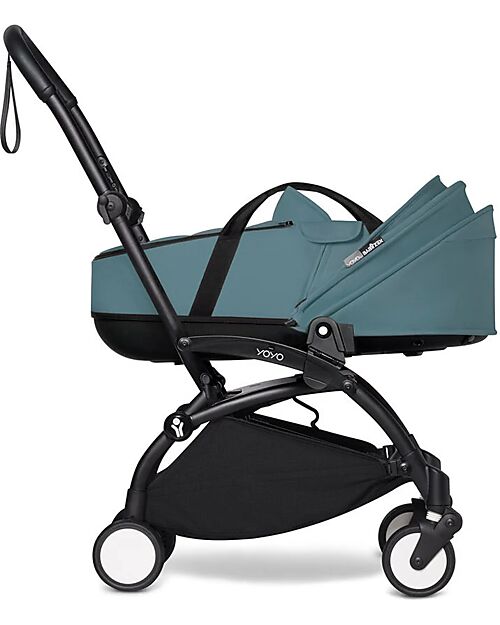 Stokke Navicella Bassinet 0+ - Aqua - Compatibile con Telaio YOYO3 Carrozzine e Navicelle