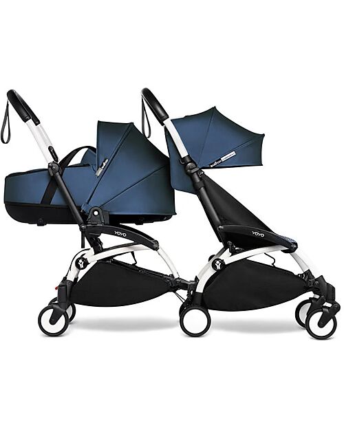 Stokke Navicella Bassinet 0+ - Blu Navy - Compatibile con Telaio YOYO3 Carrozzine e Navicelle