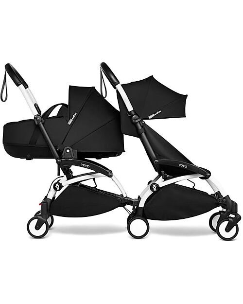 Stokke Navicella Bassinet 0+ - Nero - Compatibile con Telaio YOYO3 Carrozzine e Navicelle