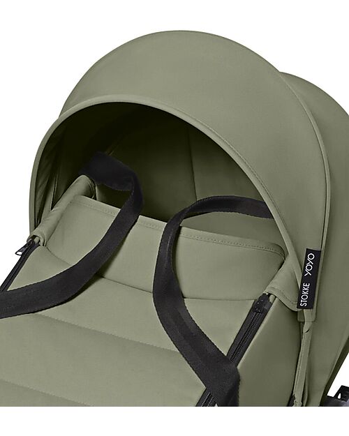 Stokke Navicella per Neonati 0+ - Olive - per Passeggino YOYO Carrozzine e Navicelle