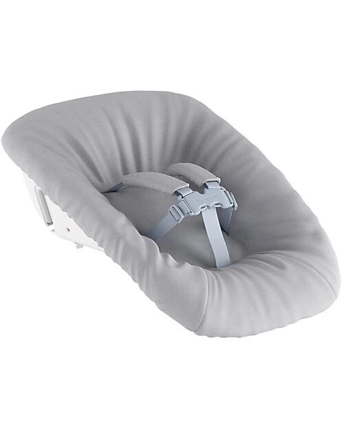Stokke Newborn Set per Sedia Evolutiva Tripp Trapp - Grey - con Gancio Appendigiochi Accessori per Seggioloni