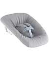 Stokke Newborn Set per Sedia Evolutiva Tripp Trapp - Grey - con Gancio Appendigiochi Accessori per Seggioloni