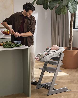 Stokke Newborn Set per Sedia Evolutiva Tripp Trapp - Vaniglia - con Gancio Appendigiochi Seggioloni Pappa