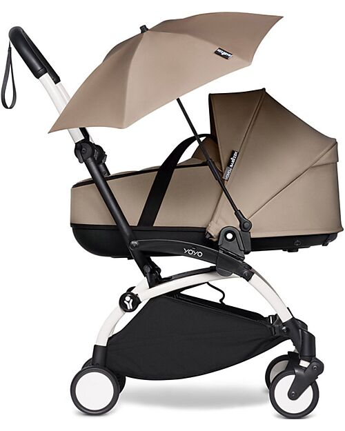 Stokke Ombrello Parasole YOYO - Taupe - Compatibile con Passeggino o Carrozzina BABYZEN Ombrellini Parasole
