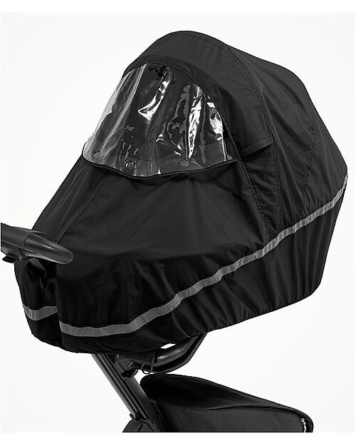 Stokke Parapioggia Xplory X - Nero - Compatibile con Seggiolino e Navetta Stokke Xplory X Parapioggia