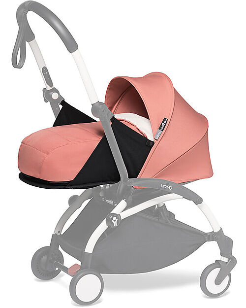 Stokke Passeggino Duo BABYZEN YOYO 2 - Telaio Bianco + Rivestimento Ginger 0+ e 6+ Passeggini Trio e Duo