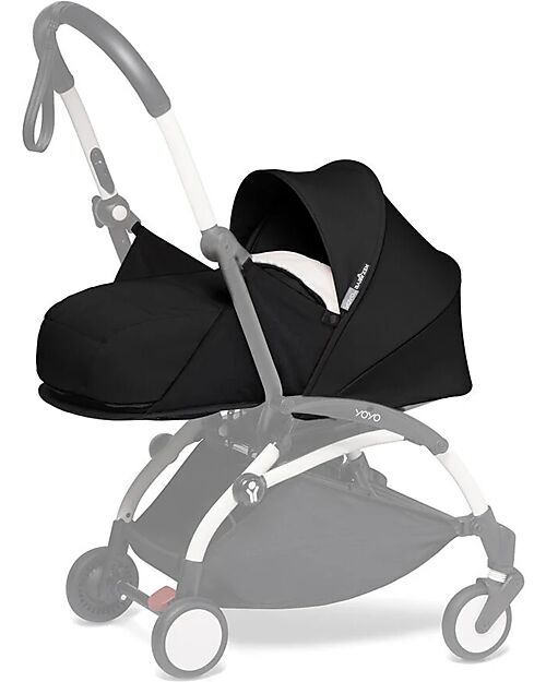 Stokke Passeggino Duo BABYZEN YOYO 2 - Telaio Bianco + Rivestimento Nero 0+ e 6+ Passeggini Trio e Duo