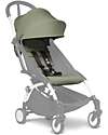 Stokke Passeggino Duo BABYZEN YOYO 2 - Telaio Bianco + Rivestimento Olivec0+ e 6+ Passeggini Trio e Duo