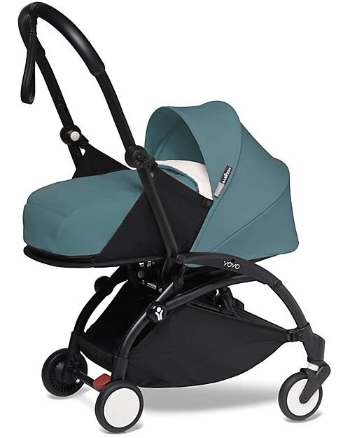 Stokke Passeggino Duo BABYZEN YOYO 2 - Telaio Nero + Rivestimento Acqua 0+ e 6+ Passeggini Trio e Duo