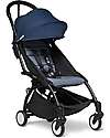 Stokke Passeggino Duo BABYZEN YOYO 2 - Telaio Nero + Rivestimento Blu Air France 0+ e 6+ Passeggini Trio e Duo
